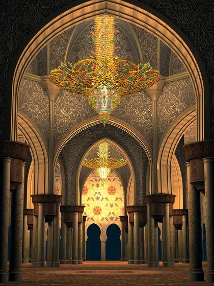 Bespoke Chandelier "Sheikh Zayed Grand Mosque" | Chandeliers | Windfall