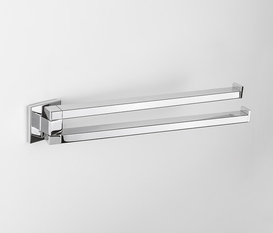 BasicQ | Double bar towel holder | Towel rails | COLOMBO DESIGN