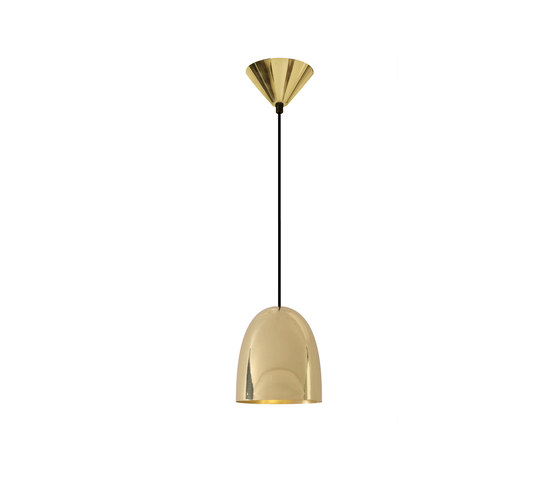 Stanley Small Pendant Light, Polished Brass | Lámparas de suspensión | Original BTC