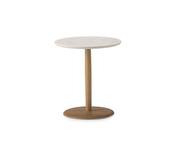 KAMUY 18" dia Side Table marble top | Side tables | Conde House