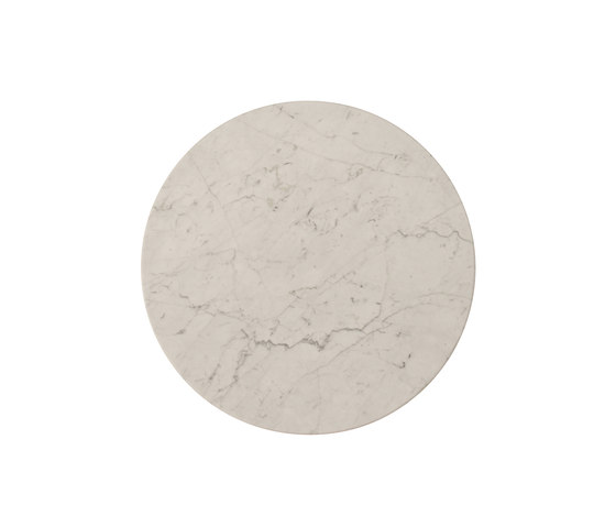 KAMUY 18" dia Side Table marble top | Mesas auxiliares | Conde House
