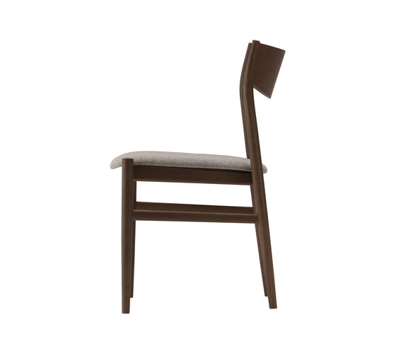 KAMUY Armless Chair upholstered seat | Chaises | Conde House