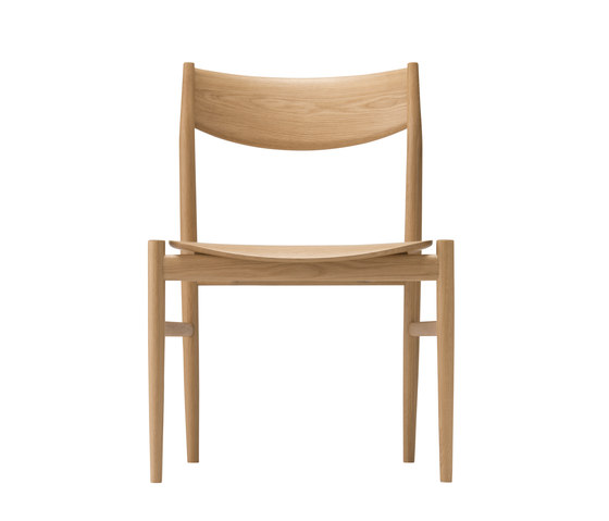 KAMUY Armless Chair wood seat | Chaises | Conde House