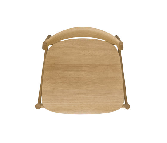 KAMUY Armless Chair wood seat | Chaises | Conde House