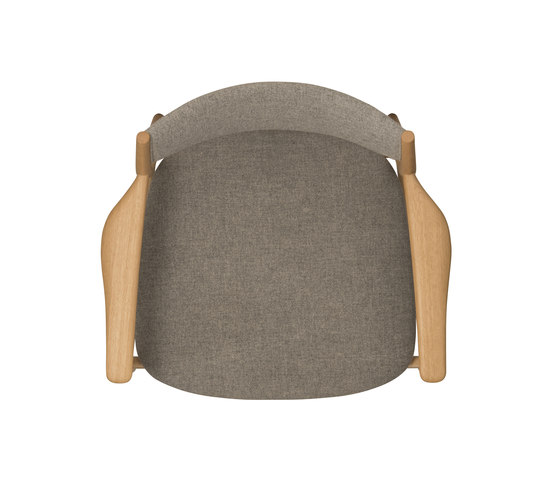 KAMUY Lounge Chair upholstered back | Poltrone | Conde House