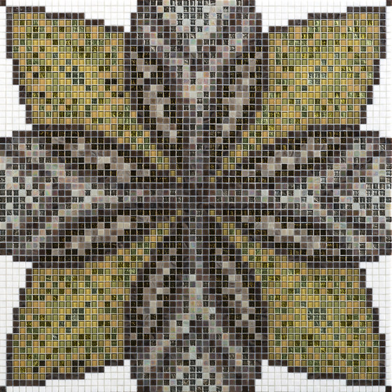 Botanic Tale 10x10 Cufra | Glas Mosaike | Mosaico+