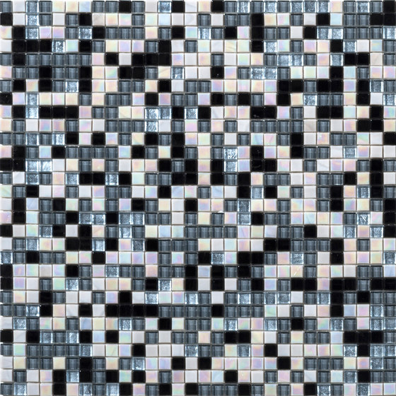 Botanic Tale 10x10 Grey Mix 3 | Glass mosaics | Mosaico+
