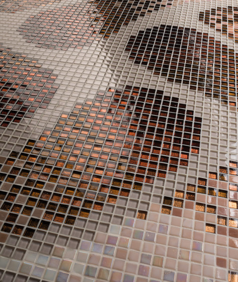 Botanic Tale 10x10 Puranto | Glass mosaics | Mosaico+