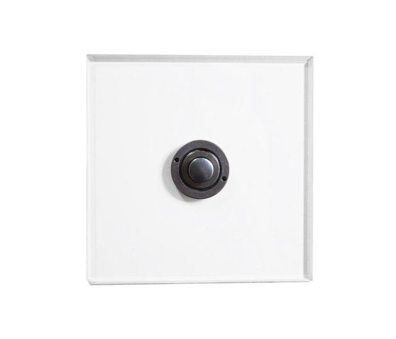 Invisible Lightswitch® with Antique Bronze button dimmer | Push-button switches | Forbes & Lomax