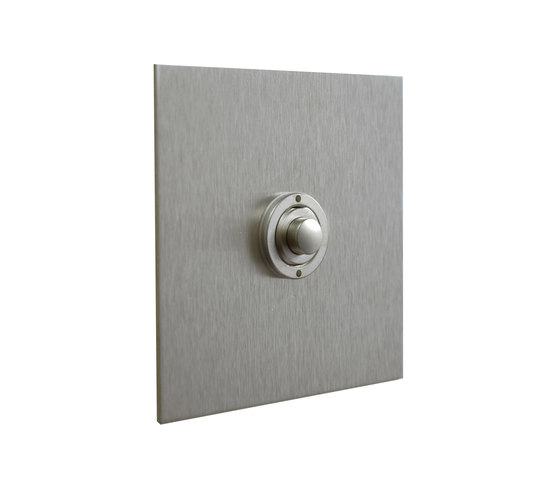 Stainless Steel button dimmer | Interruptores pulsadores | Forbes & Lomax