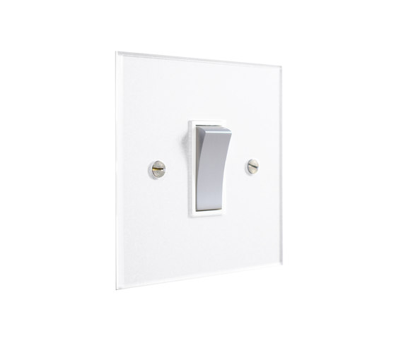 Invisible Lightswitch® with Stainless Steel rocker | Wippschalter | Forbes & Lomax