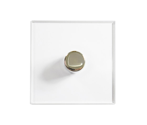 Invisible Lightswitch® with Nickel Silver rotary dimmer | Interruttori manopola | Forbes & Lomax