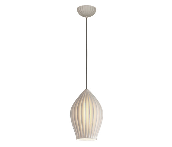 Fin Large Pendant, Grey Braided Cable | Suspended lights | Original BTC