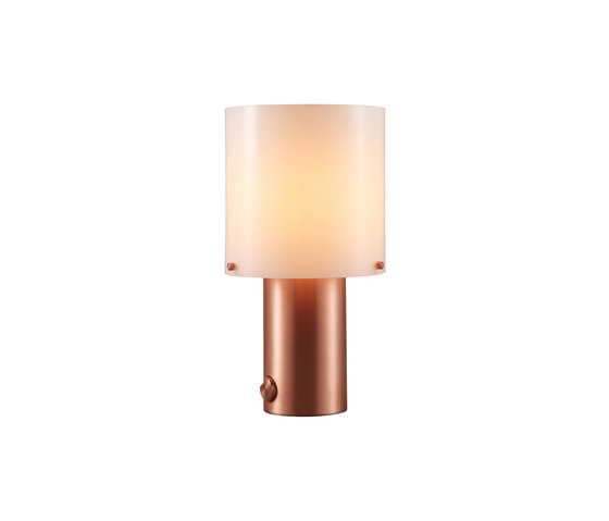 Walter Table, Copper, Size 2, Opal Glass | Lámparas de sobremesa | Original BTC