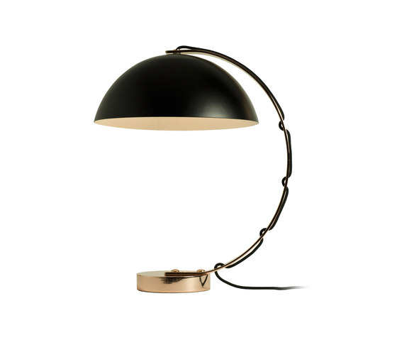 London Table Lamp, Black, Copper Arm | Tischleuchten | Original BTC