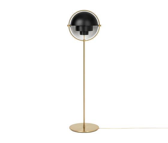 Multi-Lite Floor Lamp | Brass/Black | Free-standing lights | GUBI