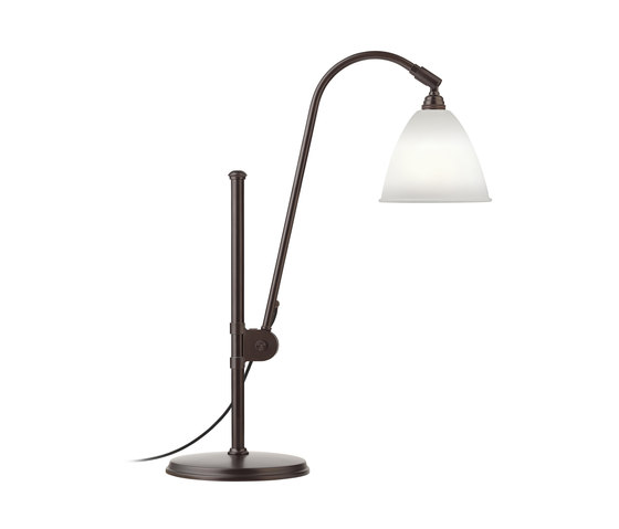 Bestlite BL1 Table lamp | Black Brass/Bone China | Table lights | GUBI
