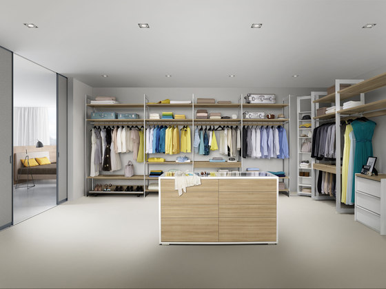 Cornice interior closet storage system | Sideboards | raumplus