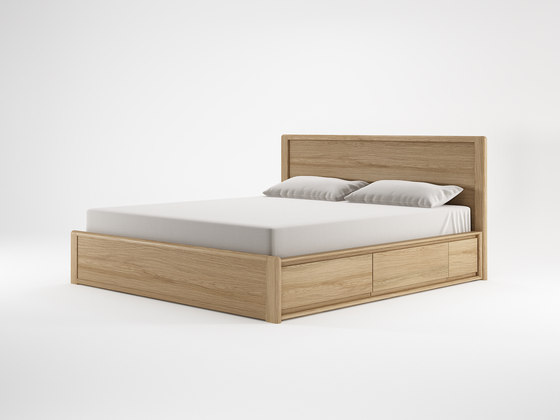 Circa17 EUROPEAN KING SIZE BED 
SOLID HEADBOARD | Bed headboards | Karpenter