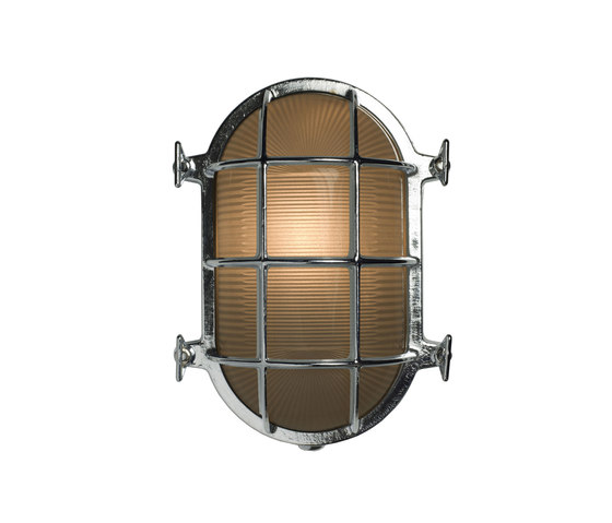 1000----Oval Brass Bulkhead with Int. Fixing Points, Chrome Plated | Wall lights | Original BTC