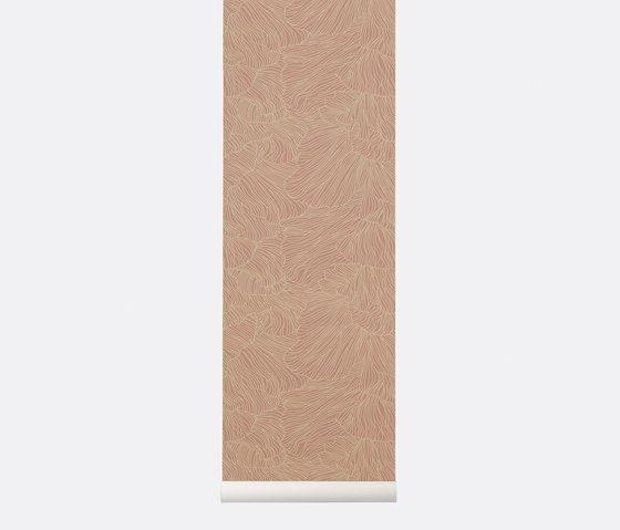Coral Wallpaper - Dusty Rose/Beige | Revestimientos de paredes / papeles pintados | ferm LIVING
