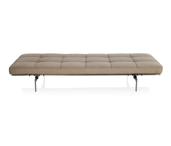PK80™ | Daybed | Canvas | Satin brushed stainless steel base | Lettini / Lounger | Fritz Hansen