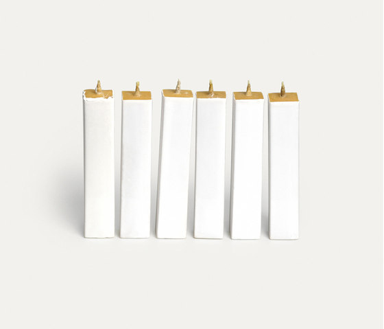 Quadro White L | Candlesticks / Candleholder | HANDS ON DESIGN