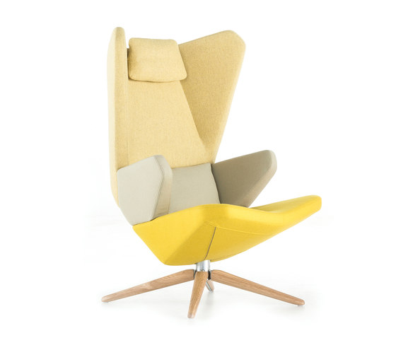 Trifidae lounge chair I wooden base | Sillones | Prostoria