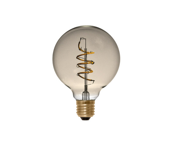 LED Globe 95 Curved Spirale gold | Leuchten Zubehör | Segula