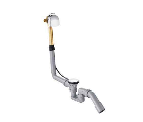 hansgrohe Complete set with Exafill bath filler finish set and waste and overflow set for standard bath tubs | Bathroom taps accessories | Hansgrohe