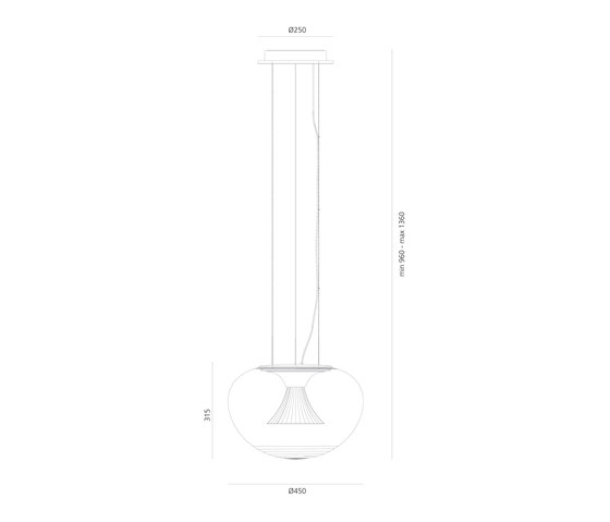 Ipno Glass | Suspended lights | Artemide