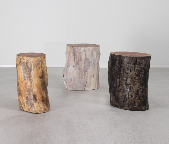 Margo Grande Outdoor Log Tables | Tavolini alti | Pfeifer Studio