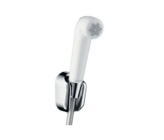 hansgrohe Bidette 1jet teleducha con soporte de ducha y flexo de ducha resistente a la presión 1,25m | Grifería para duchas | Hansgrohe