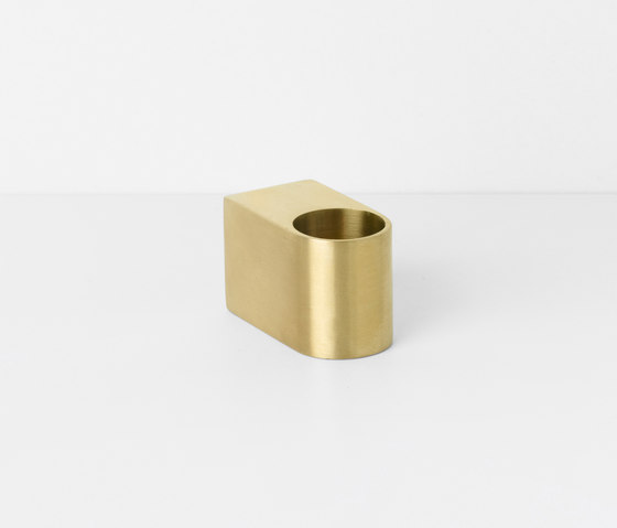 Block Candle Holder - Small | Bougeoirs | ferm LIVING