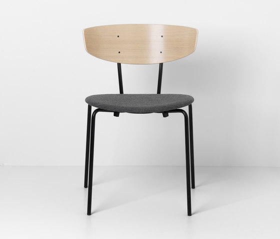 Herman Chair - Oak/Seat Light Grey Mel | Chairs | ferm LIVING