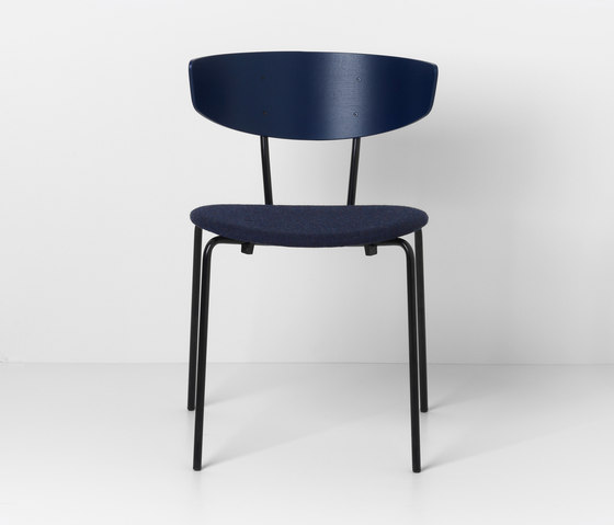 Herman Chair - Dk Blue/Seat Dk Blue Mel | Chairs | ferm LIVING