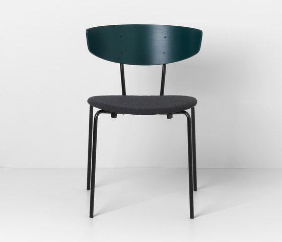 Herman Chair - Dk Green/Seat Dk Green Mel | Chairs | ferm LIVING