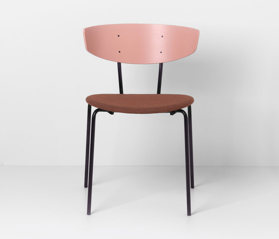 Herman Chair - Rose/Seat Rust Mel. | Chairs | ferm LIVING
