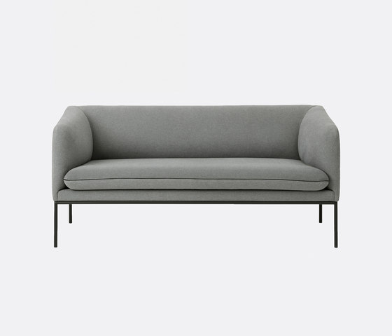 Turn Sofa 2 - Cotton - Solid Light Grey | Canapés | ferm LIVING