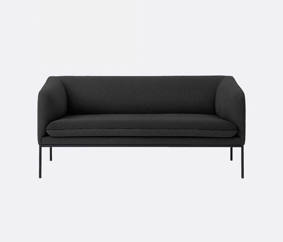 Turn Sofa 2 - Cotton - Solid Dark Grey | Canapés | ferm LIVING