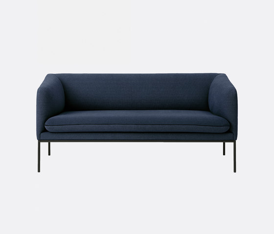 Turn Sofa 2 - Cotton - Solid Blue | Canapés | ferm LIVING