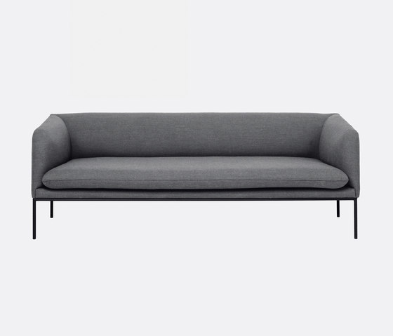 Turn Sofa 3 - Fiord - Solid Light Grey | Sofas | ferm LIVING