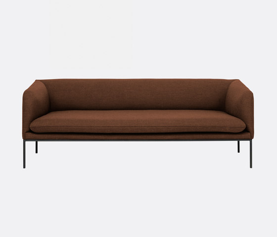 Turn Sofa 3 - Fiord - Solid Rust | Sofas | ferm LIVING