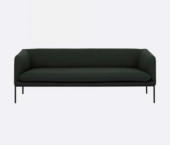 Turn Sofa 3 - Fiord - Solid Dark Green | Sofas | ferm LIVING