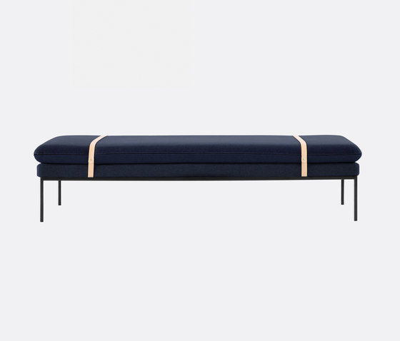 Turn Daybed - Wool - Solid Blue | Day beds / Lounger | ferm LIVING