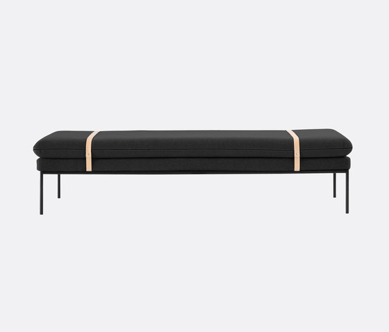 Turn Daybed - Cotton - Solid Dark Grey | Day beds / Lounger | ferm LIVING