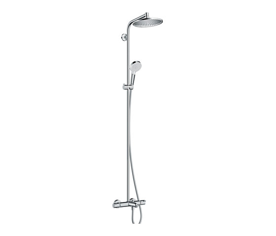 hansgrohe Crometta S 240 1jet Showerpipe termostato visto bañera Ecostat Comfort | Grifería para duchas | Hansgrohe