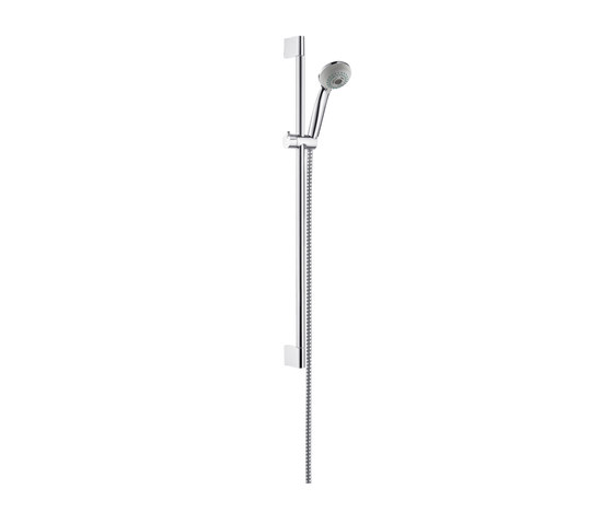 hansgrohe Crometta 85 Multi hand shower/ Unica'Crometta wall bar 0.65 m set | Shower controls | Hansgrohe