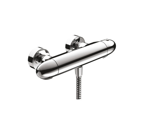 hansgrohe Ecomax thermostatic shower mixer for exposed installation | Shower controls | Hansgrohe