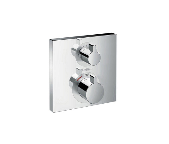 hansgrohe Ecostat Square Ecostat Square termostato con llave de paso empotrado | Grifería para duchas | Hansgrohe